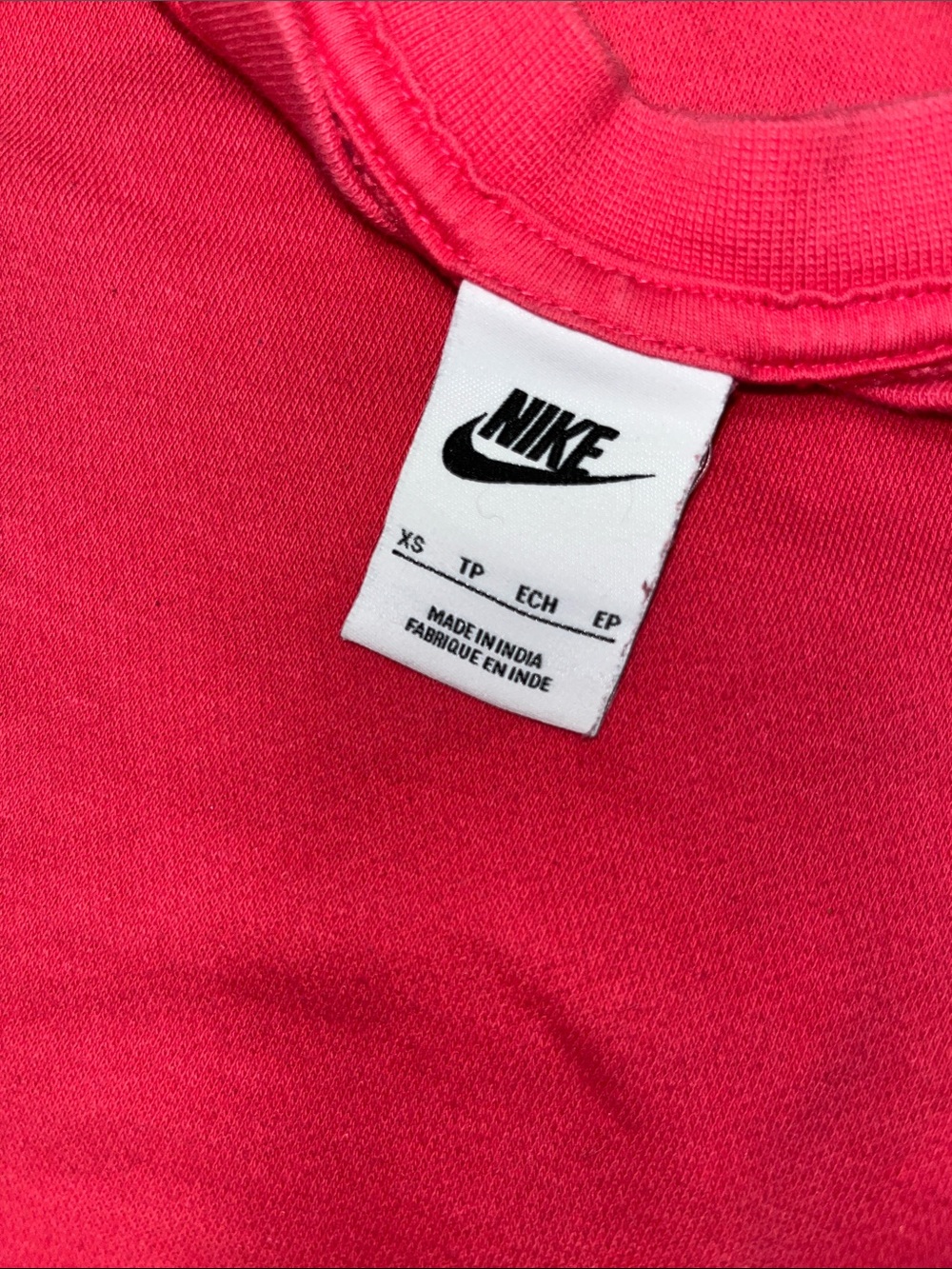 Nike Women's Bright Coral Crewneck Sweatshirt XS - Picture 4 of 5